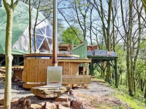 a luxury igloo house in the woods at The Tree Dome - Ukc6979 in Ludlow +4 photos