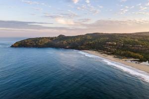 an aerial view of a beach and the ocean at Siari Riviera Nayarit, a Ritz-Carlton Reserve in El Divisadero +102 photos