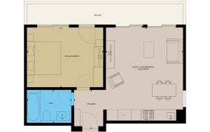 a floor plan of a house at ZermHaus - in the village center - very comfortable in Zermatt