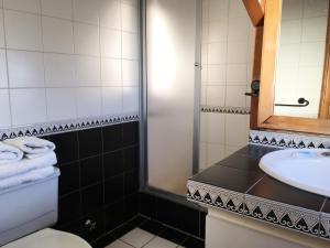 Um banheiro em Eco Hostal Offenbacher-Hof