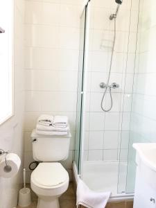Um banheiro em Eco Hostal Offenbacher-Hof