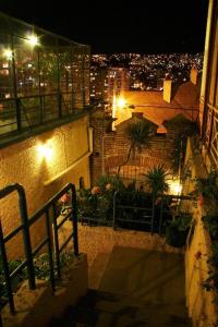 Uma varanda ou terraço em Eco Hostal Offenbacher-Hof