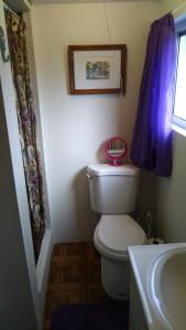 Vonios kambarys apgyvendinimo įstaigoje 1 Beige Cozy Bungalow or 1 White Cozy Efficiency Cottage in Titusville