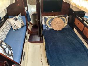 two beds in the back of a boat at Ulia in Arrecife