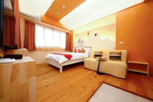 Voodi või voodid majutusasutuse Shang Shui Yun Ji B&B toas