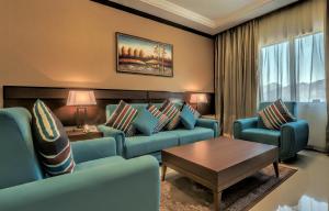 Istumisnurk majutusasutuses Afraa Hotel Al Aziziya