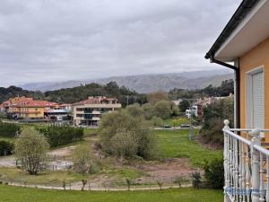 a view from the balcony of a house at Apartamento Barro Playa in Barro de Llanes