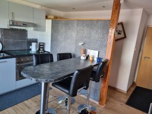 Cuina o zona de cuina de Privatunterkunft Straubing