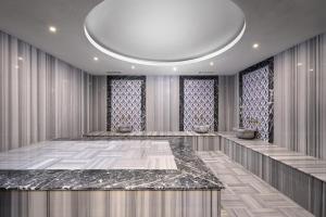 a room with a marble floor and a round ceiling at Annabella Residence in Alanya +37 photos