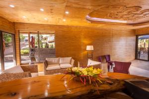 Posezení v ubytování Easter Island Ecolodge