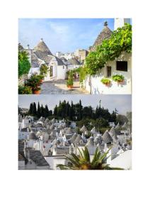 a collage of photos of a village at Villa OLGA in Ginosa Marina