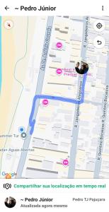 a map of the peoria junction at Angelsuites in Maceió