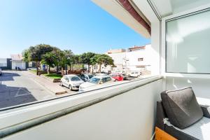 a window seat with a view of a street at Sunny Day Deluxe 10 in Arguineguín