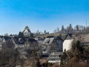 a city with houses and a bridge in the background at Blissberg Winterberg in Winterberg