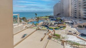an aerial view of a water park with a playground at Las Palomas Beach & Golf Resort - One Bedroom Condos in Puerto Peñasco