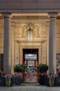 a building with the entrance to the londonocaust center at The Edinburgh Grand, a Luxury Collection Hotel, Edinburgh in Edinburgh