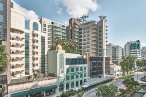 a view of a city with tall buildings at Somerset Bencoolen Singapore in Singapore