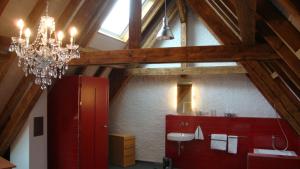 Baðherbergi á B&B Laupenring, Basel