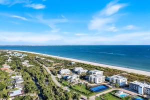 an aerial view of a resort near the beach at Beachcomber A101 in Sanibel +32 photos