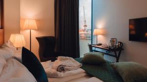 Ένα ή περισσότερα κρεβάτια σε δωμάτιο στο Clarion Hotel Helsinki