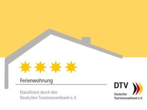 a diagram of a house with the diy and the diagram of the dk at Ferienwohnung Klaus in Ebermannstadt