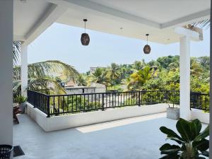 a view from the balcony of a house at COCO Rooms in Galle