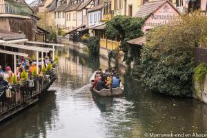 a group of people riding in boats down a river at Mobile home in Biesheim