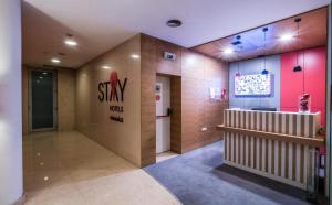 
The lobby or reception area at Stay Hotel Guimarães Centro

