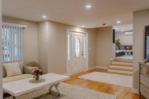 a living room with a couch and a table at The Great Escape in Clintondale +71 photos