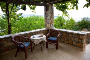 Balkón alebo terasa v ubytovaní Alonissos Muses Villas