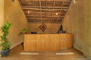a lobby with a reception desk in a building at Lake Resort Bolgoda in Wadduwa +103 photos