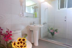 Koupelna v ubytování Zhen Shan Zhuang B&B