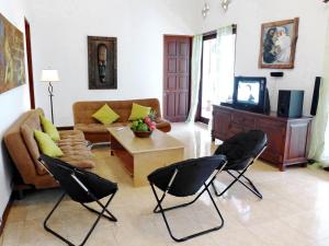 Μια τηλεόραση ή/και κέντρο ψυχαγωγίας στο Villa Stella Garden