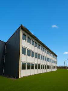 a rendering of a large office building at Stäy Gronau in Am Berge