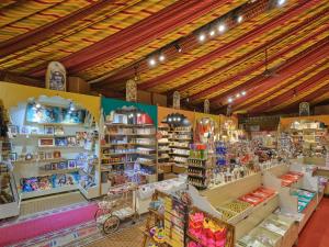a store filled with lots of items on display at Radhey Ki Haveli in Khātu