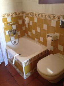 Koupelna v ubytování Hostal Aranda