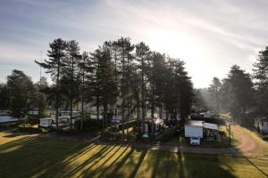 an aerial view of an rv park with trees at Arden Parks Tulderheyde in Poppel