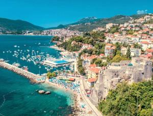 a beach in the amalfi coast of italy at House Leana Herceg Novi in Herceg-Novi