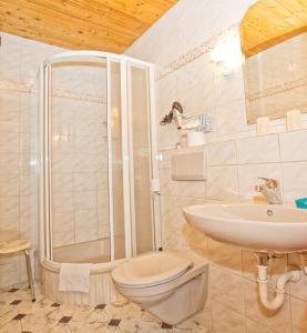Vannituba majutusasutuses Pension Restner