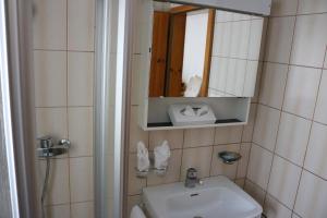 Koupelna v ubytování Chasa Randulina