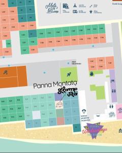 a map of the panama marriott signature sites at Przyczepa kempingowa PannaMontata in Jastarnia