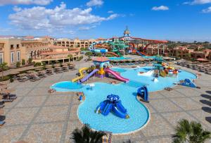 a large water park with a water slide at Charmillion Gardens Aquapark in Sharm El Sheikh