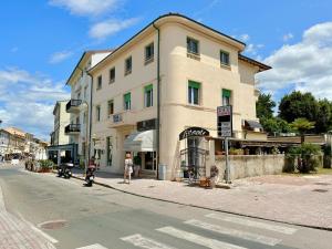 a building on the side of a street at Capraia,Elba in San Vincenzo