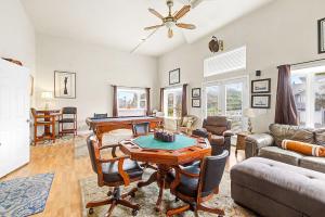 a living room with a ping pong table at Harbor SeaShell in Lincoln City