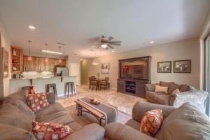 a large living room with a couch and a kitchen at RG 203 Riverview Terrace in Canyon Lake