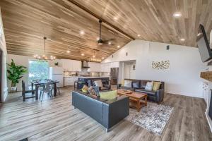 a living room with a couch and a table at CL 874 Million Dollar View in Canyon Lake +29 photos