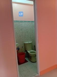 a bathroom with a toilet in a room at Bato transient house in Bato