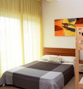 מיטה או מיטות בחדר ב-Residence Moderno
