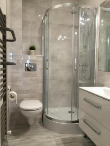 Kúpeľňa v ubytovaní Apartament Warszawska