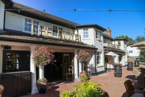 a building with a sign on the front of it at The Royal Foresters, Ascot, Berkshire - Acorn Pubs in Ascot